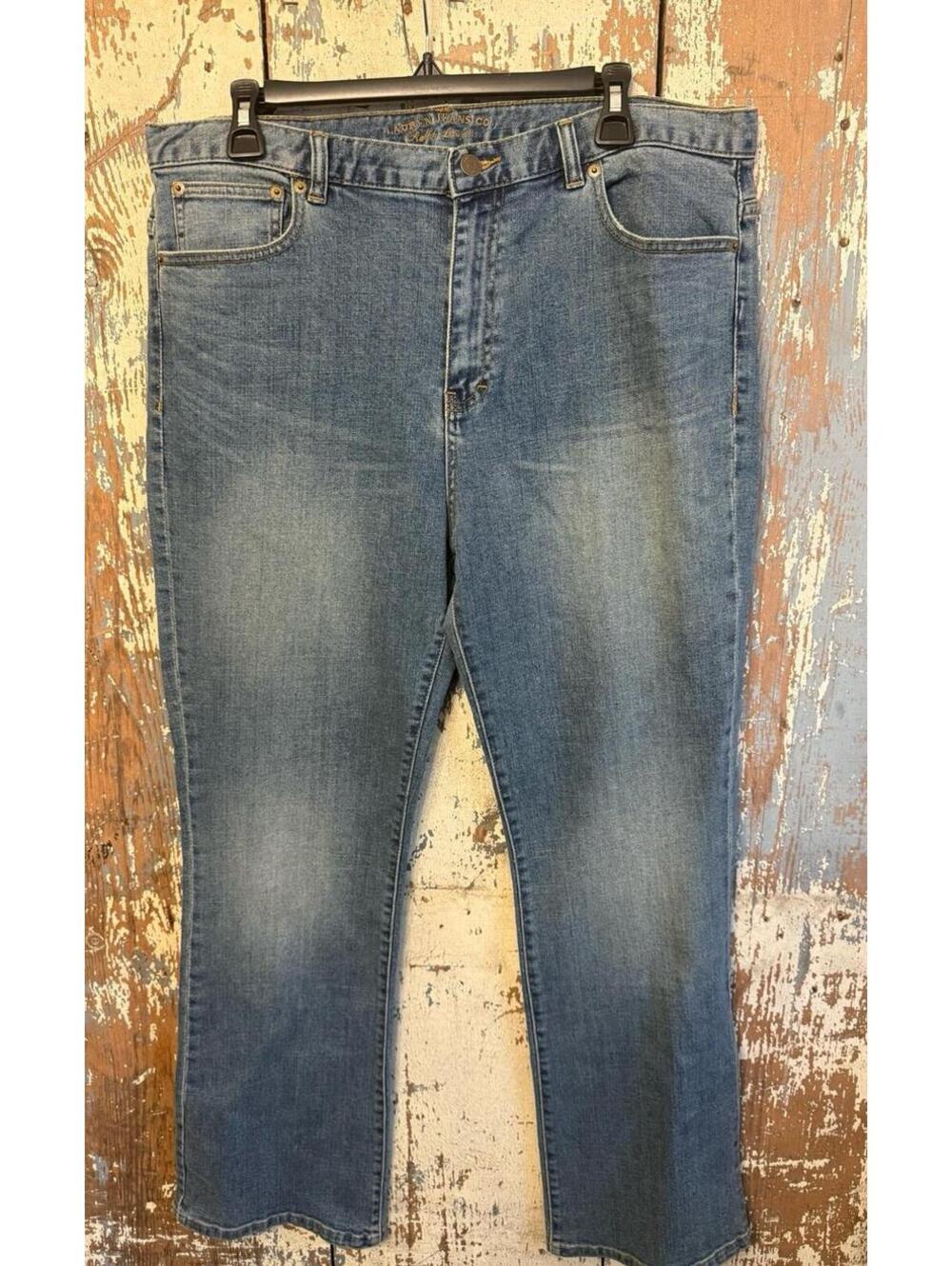 Lauren Jeans Co. Ralph Lauren women's high-rise waist bootcut jeans, size 16